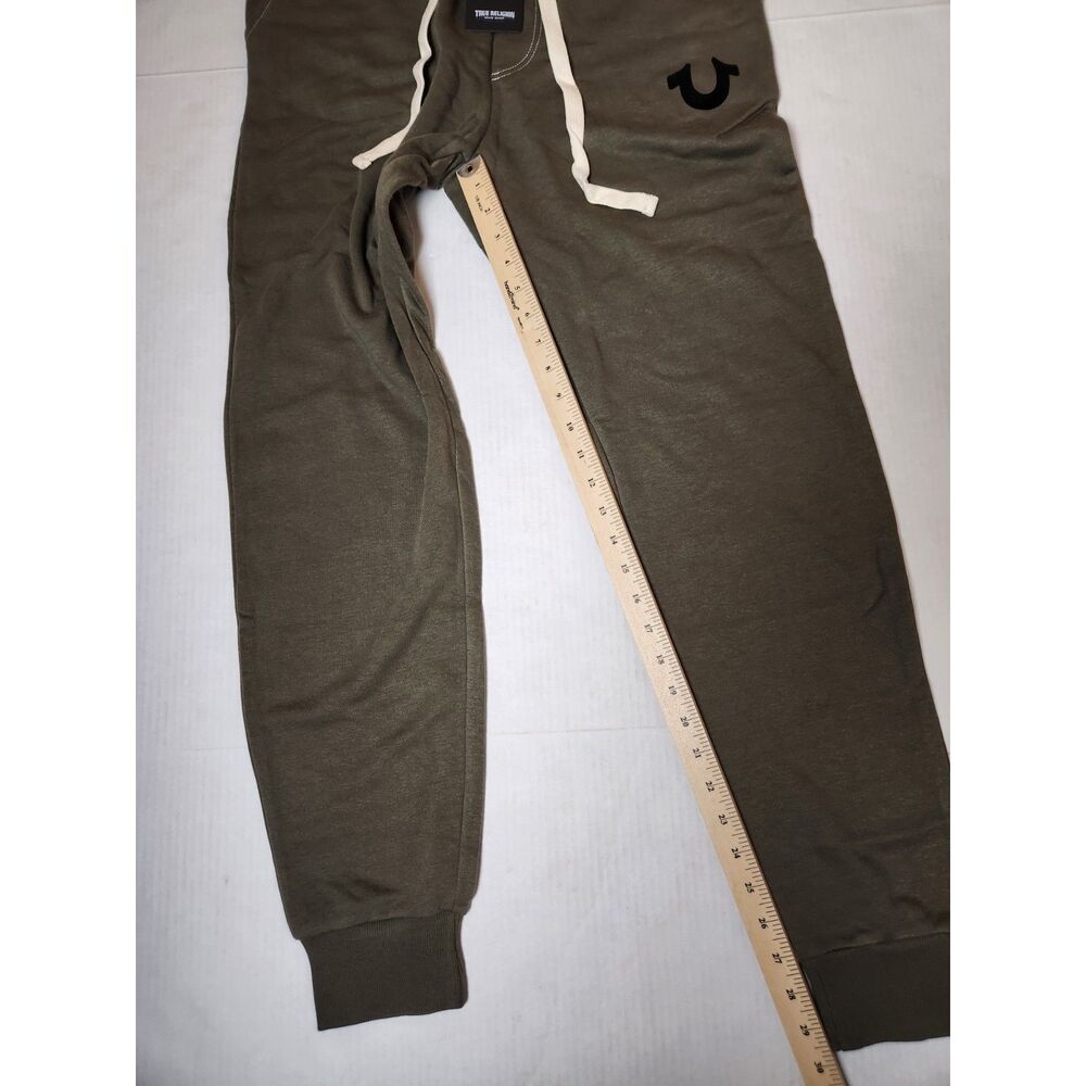True Religion Classic Logo Jogger Sweatpants Men’s Medium Dk Green - Picture 6 of 9